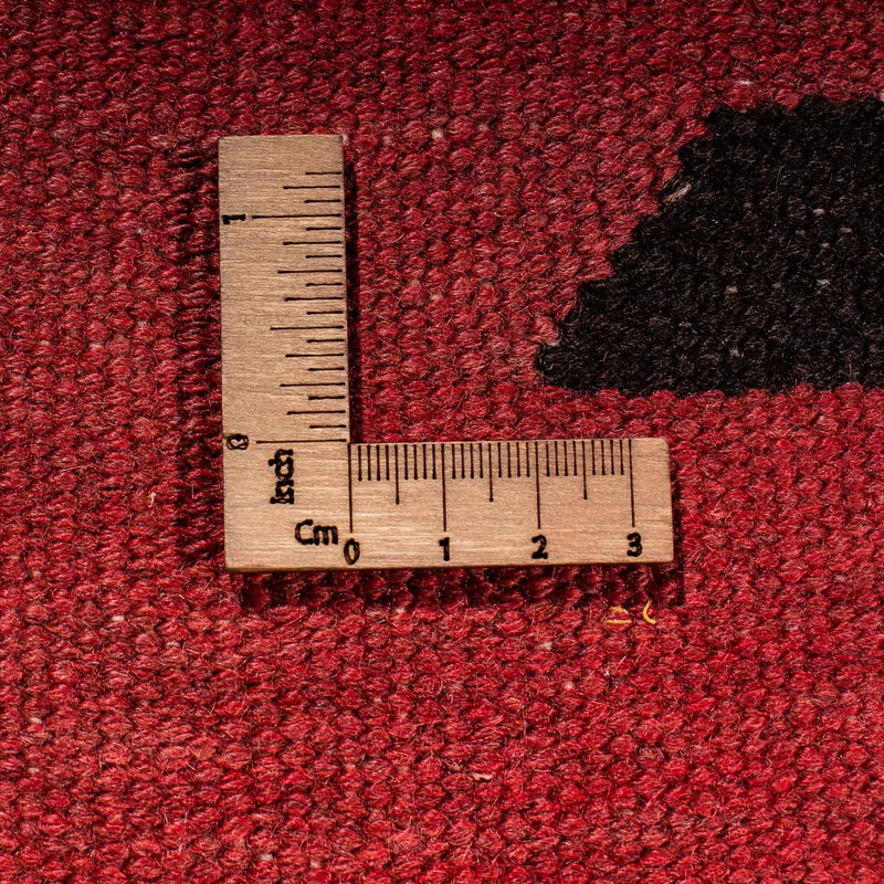 Biegacz Dywan Kelim - Stary - 390 x 130 cm - wielokolorowy