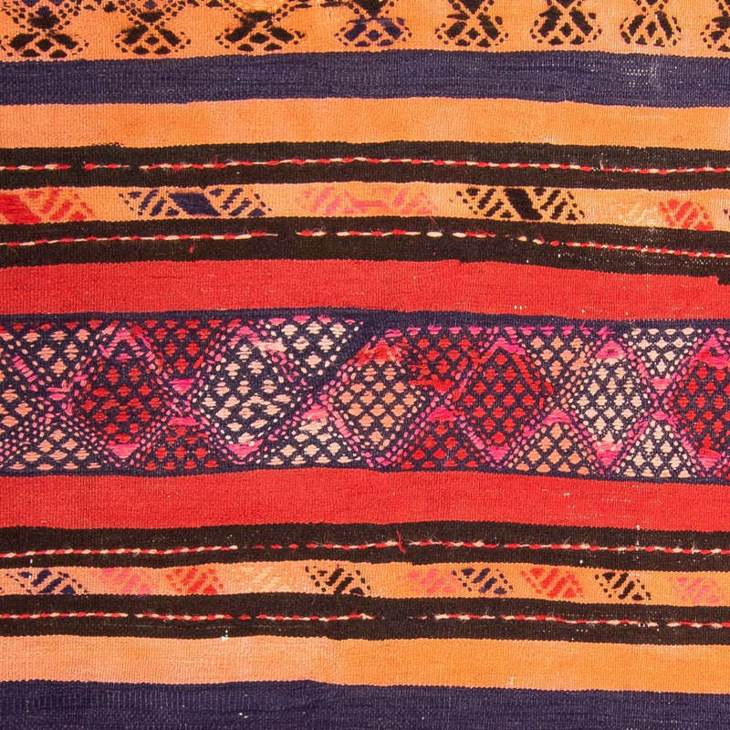 Dywan Kelim - Stary kwadratowy  - 150 x 125 cm - wielokolorowy