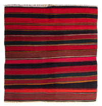 Dywan Kelim - Stary - 130 x 100 cm - wielokolorowy