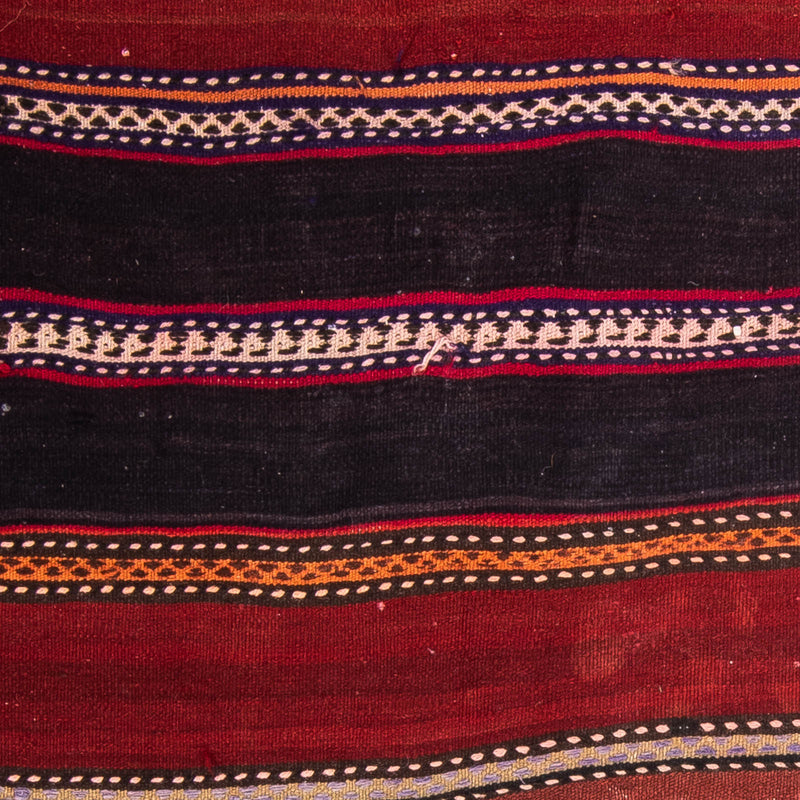 Dywan Kelim - Stary - 130 x 120 cm - wielokolorowy