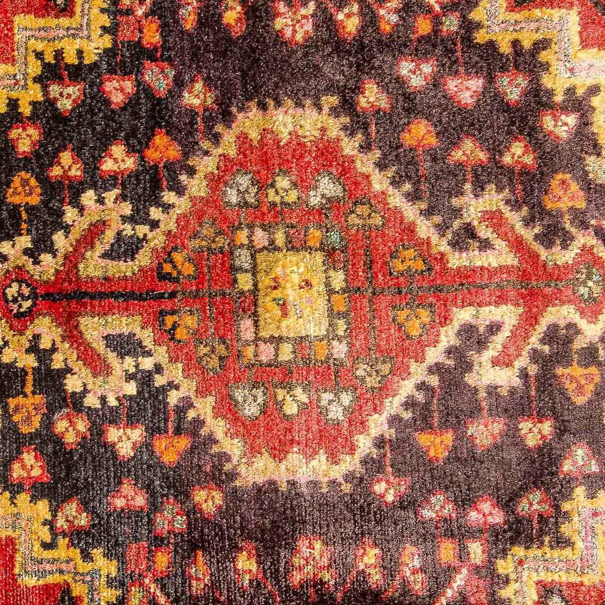 Perski dywan - Nomadyczny - 86 x 72 cm - niebieski