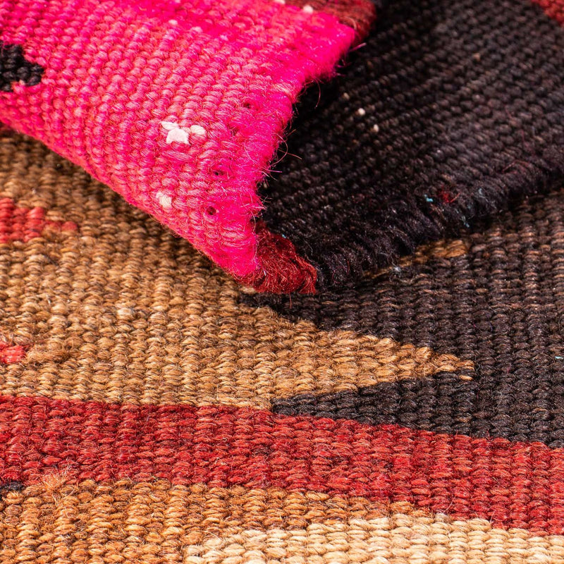 Dywan Kelim - Stary - 114 x 90 cm - wielokolorowy