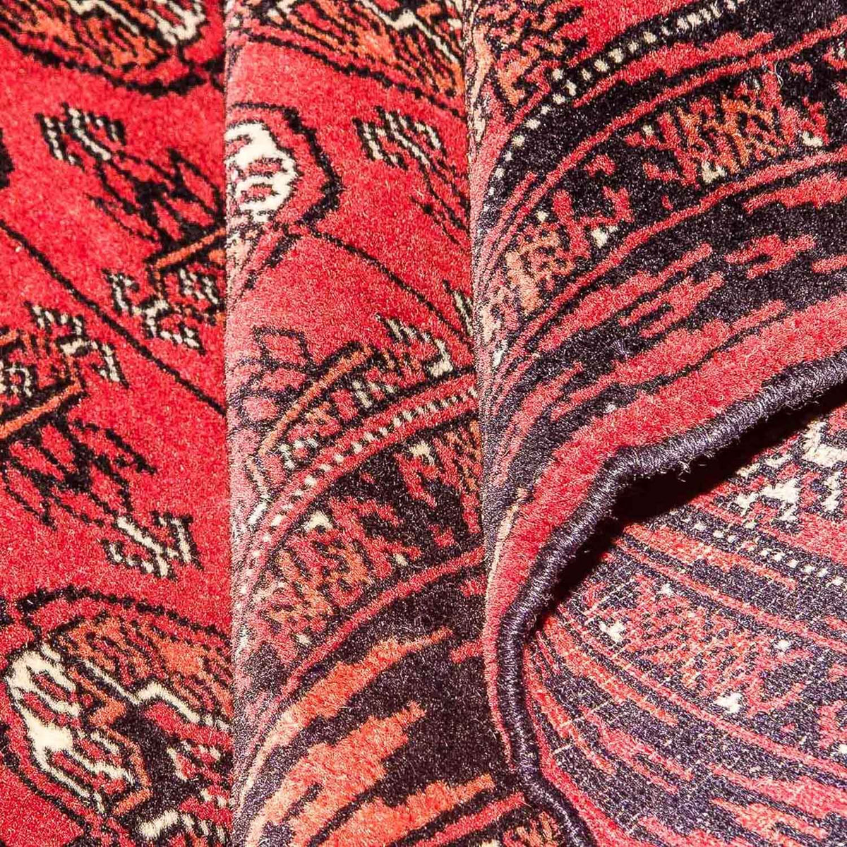 Afgański dywan - Bukhara - 164 x 120 cm - czerwony