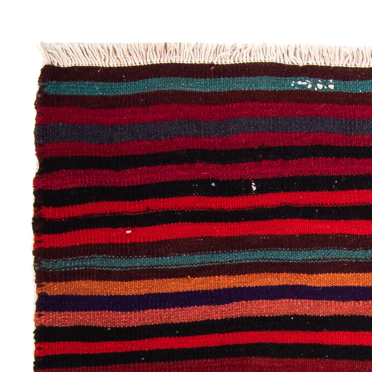 Dywan Kelim - Stary - 105 x 90 cm - wielokolorowy