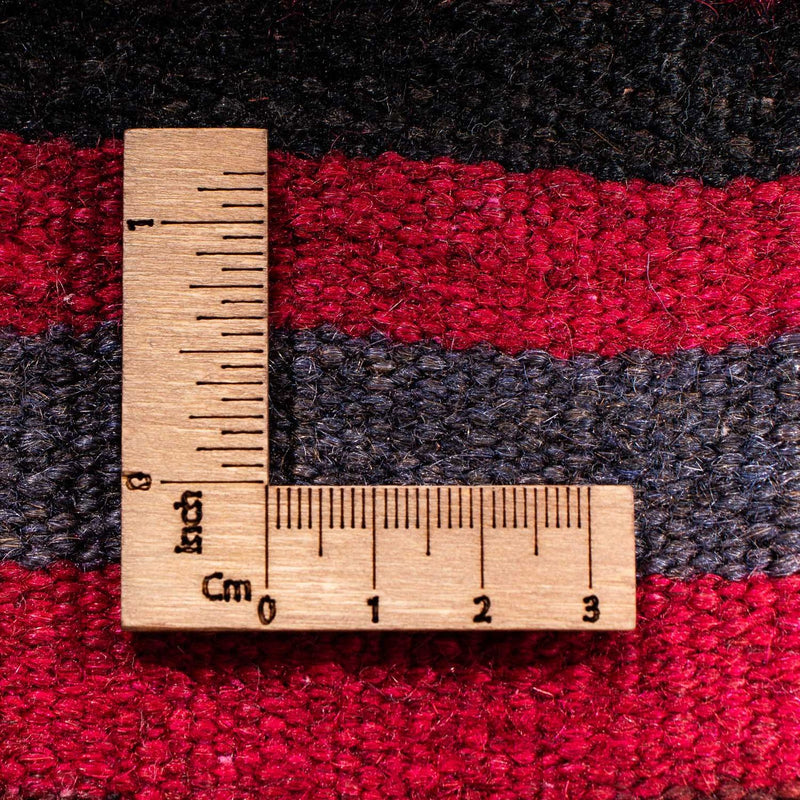 Dywan Kelim - Stary - 105 x 90 cm - wielokolorowy