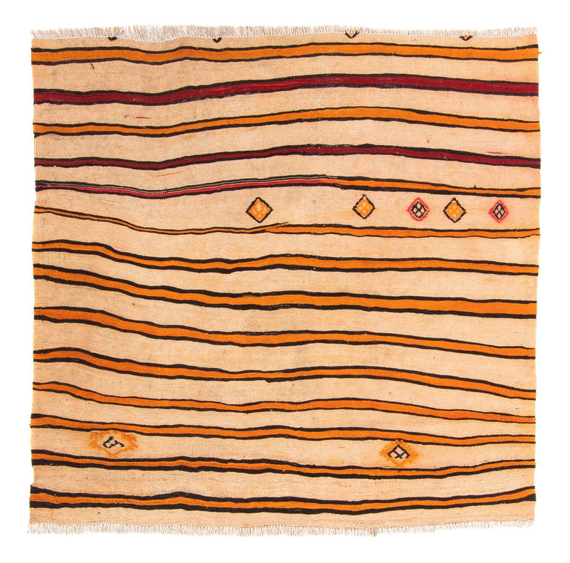 Dywan Kelim - Stary kwadratowy  - 150 x 147 cm - wielokolorowy