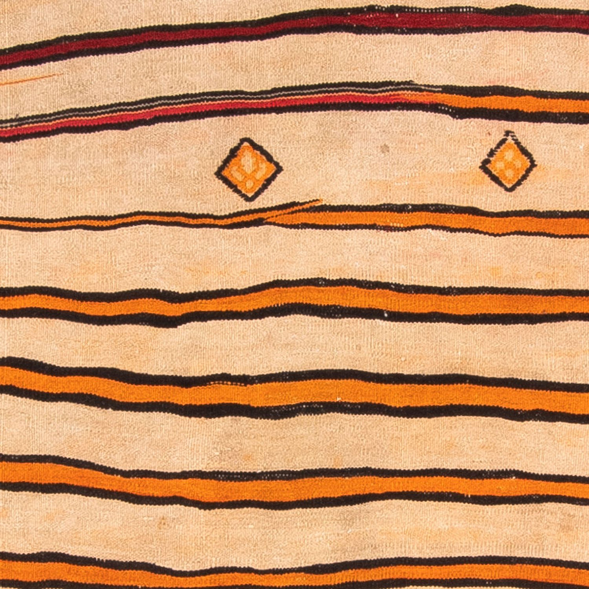 Dywan Kelim - Stary kwadratowy  - 150 x 147 cm - wielokolorowy