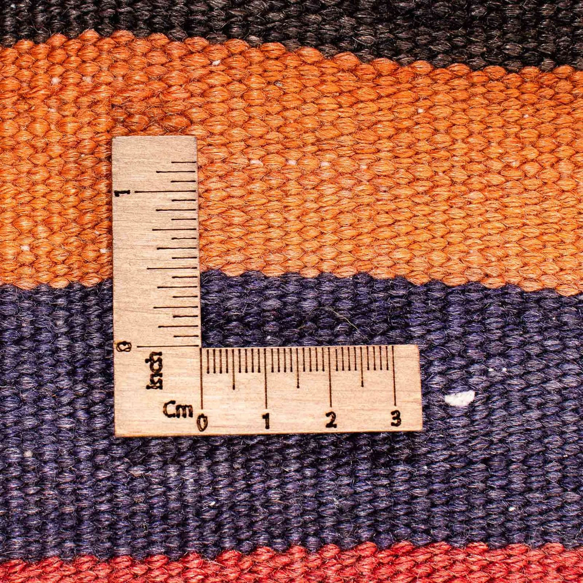 Dywan Kelim - Stary - 160 x 150 cm - wielokolorowy