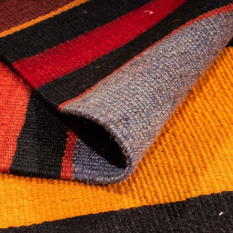 Dywan Kelim - Stary kwadratowy  - 150 x 135 cm - wielokolorowy