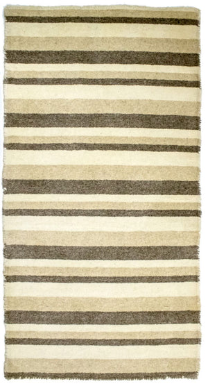 Dywan wełniany - 148 x 80 cm - wielokolorowy