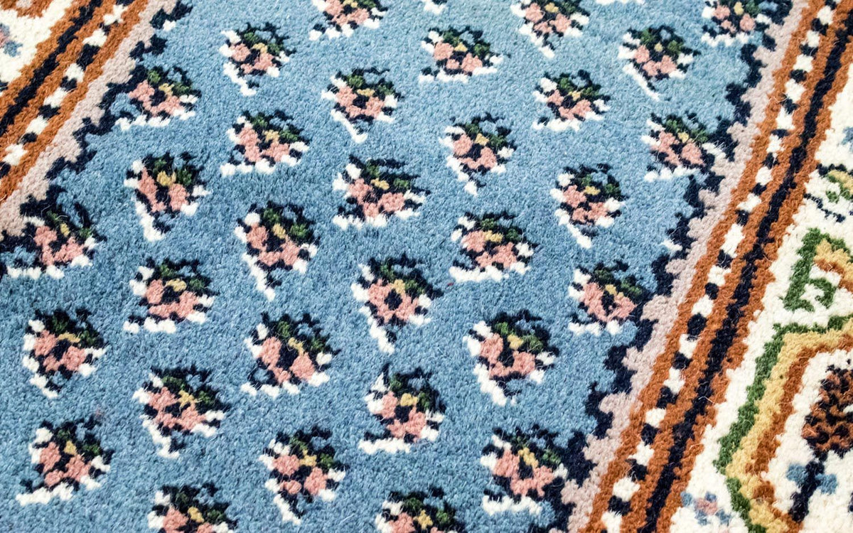 Dywan orientalny - 160 x 90 cm - jasnoniebieski