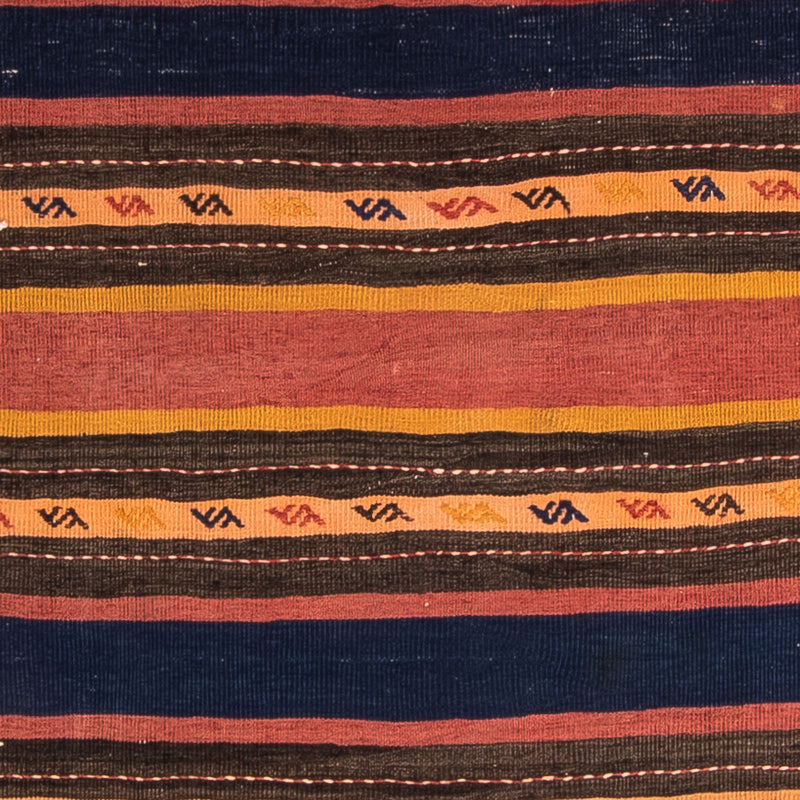 Dywan Kelim - Stary - 205 x 150 cm - wielokolorowy