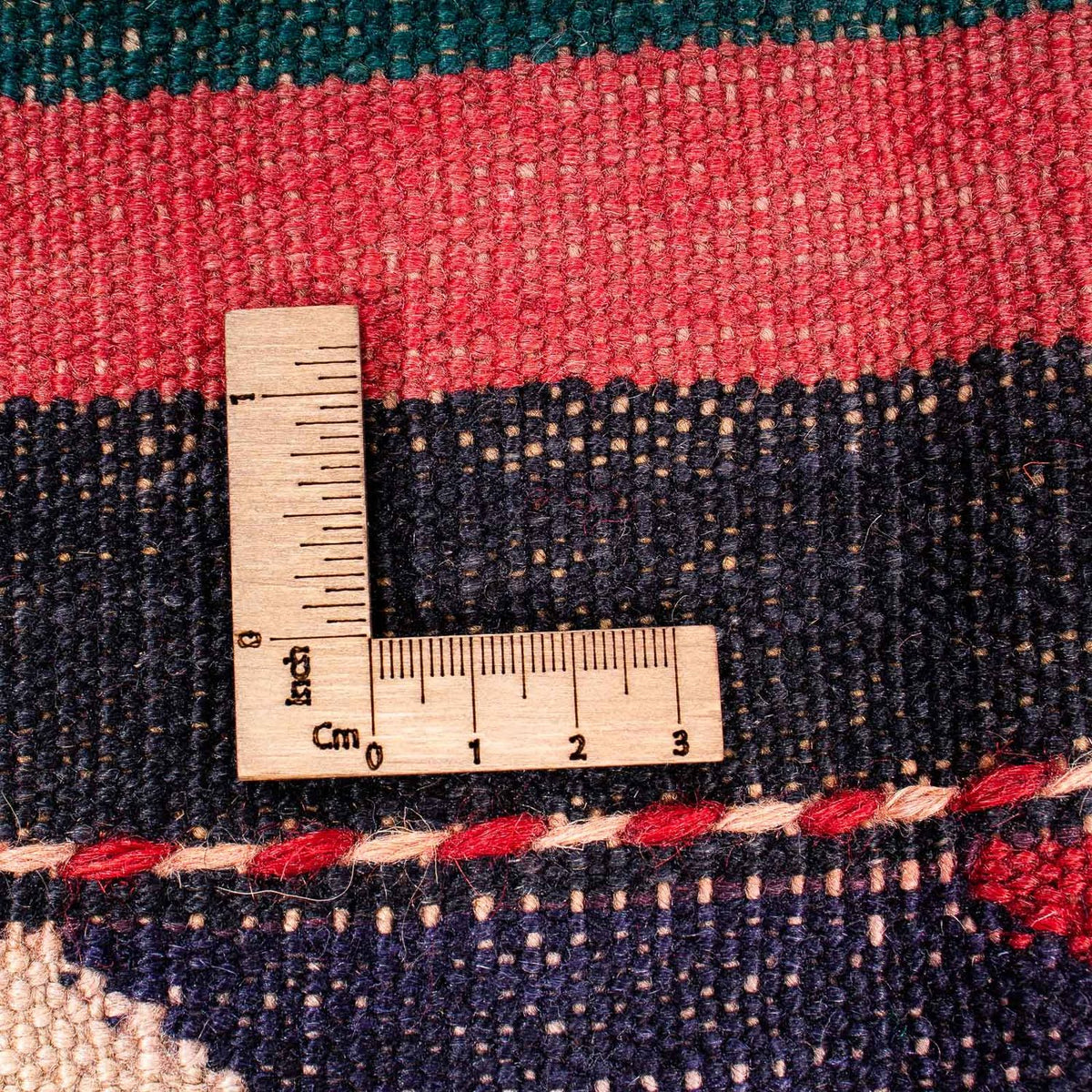 Dywan Kelim - Stary - 170 x 160 cm - wielokolorowy