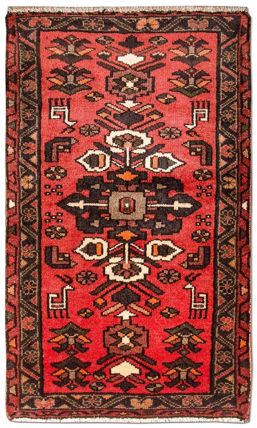 Perski dywan - Nomadyczny - 102 x 61 cm - czerwony