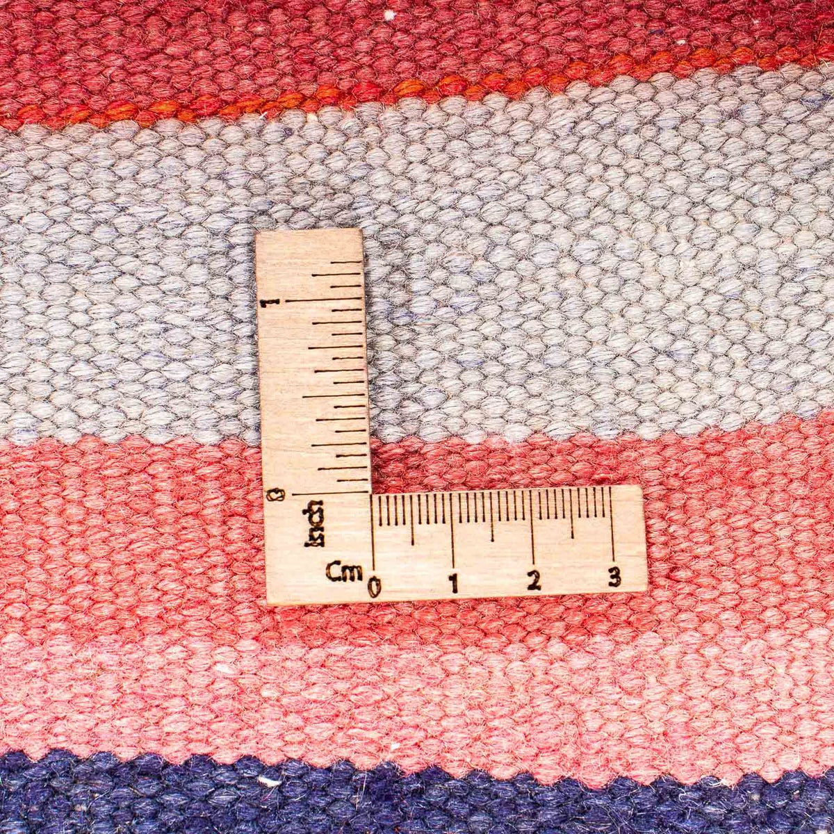 Dywan Kelim - Stary - 190 x 150 cm - wielokolorowy