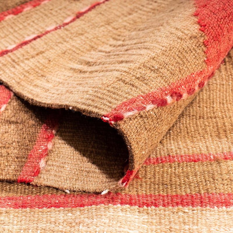 Dywan Kelim - Stary - 147 x 110 cm - wielokolorowy