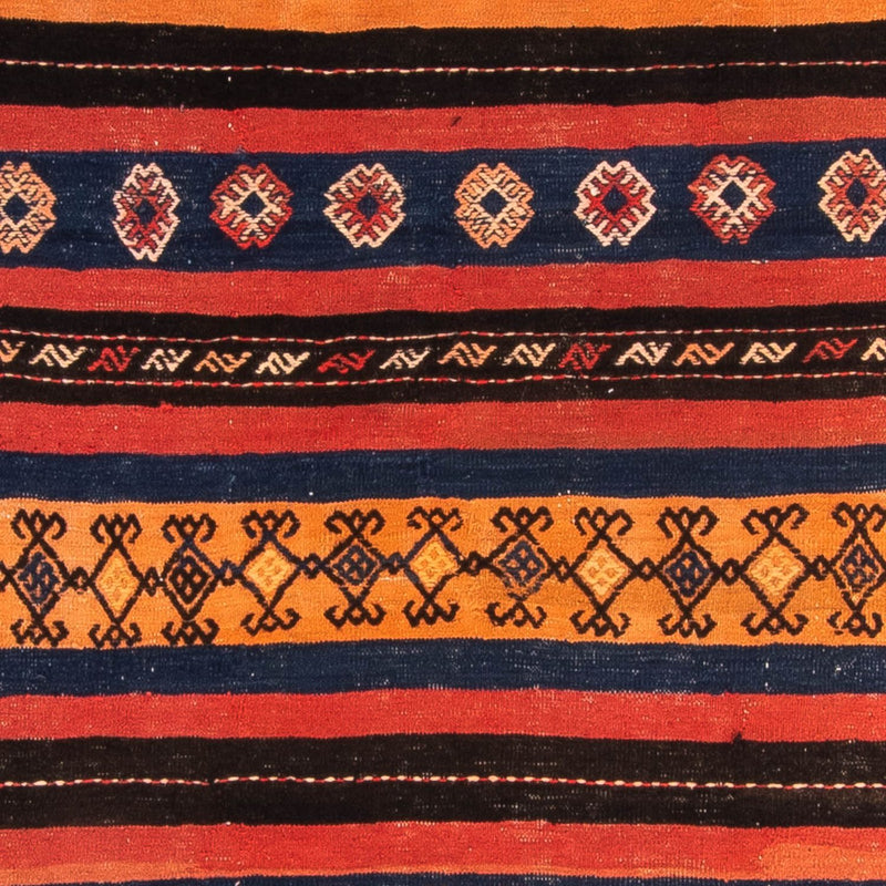 Dywan Kelim - Stary - 200 x 150 cm - wielokolorowy