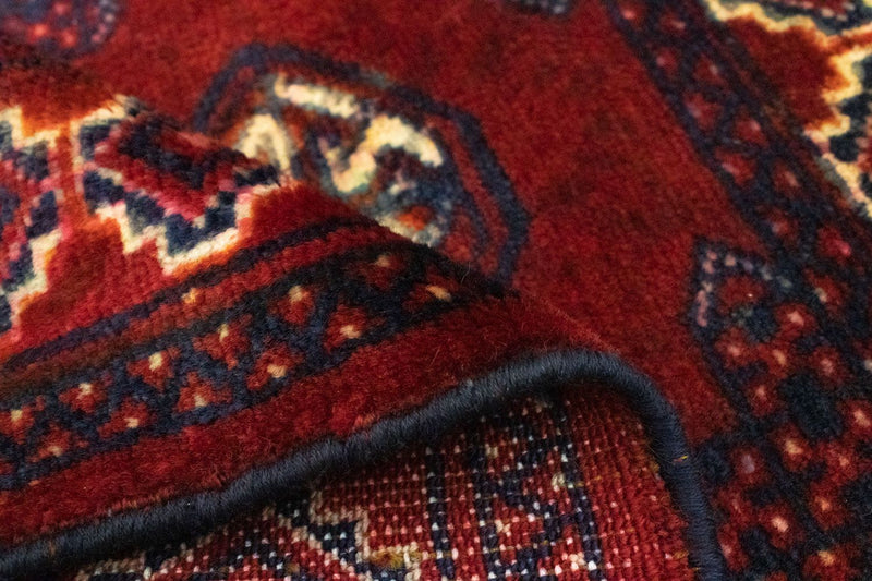 Dywan turkmeński - 87 x 62 cm - czerwony