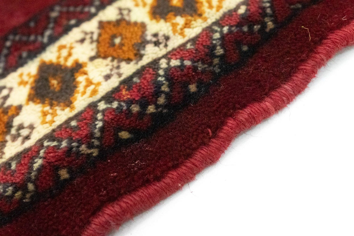 Dywan turkmeński - 87 x 64 cm - czerwony