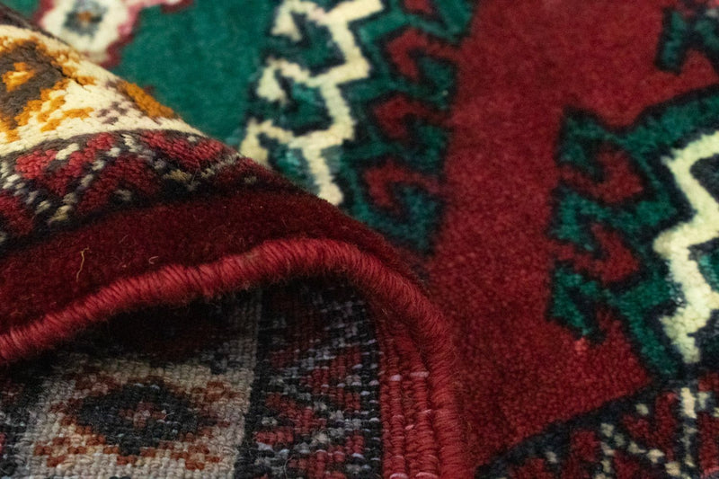 Dywan turkmeński - 87 x 64 cm - czerwony