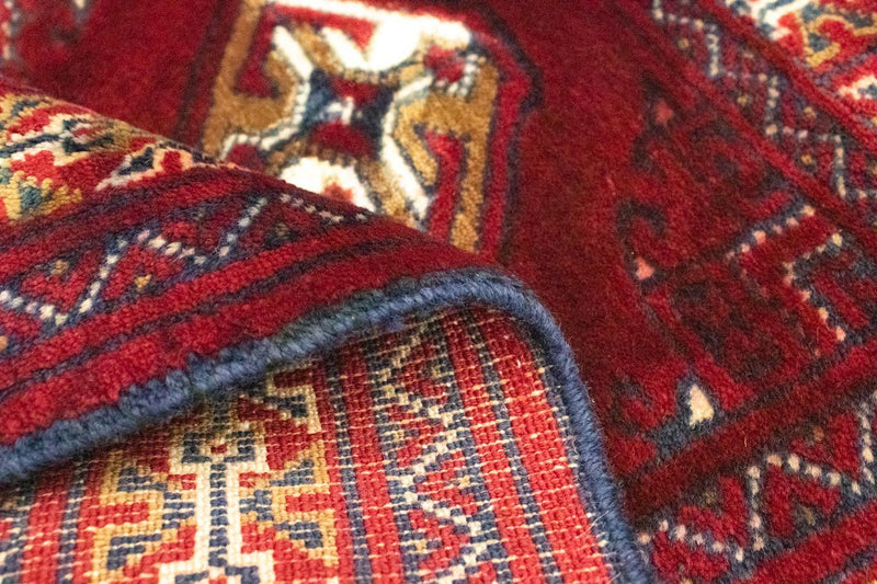 Dywan turkmeński - 86 x 62 cm - czerwony