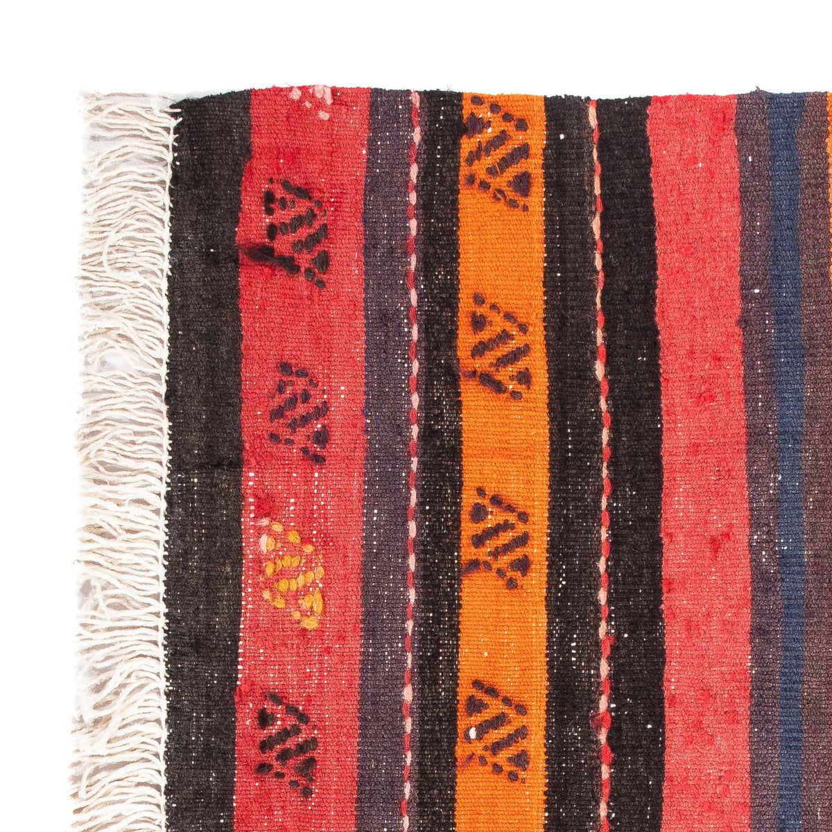 Dywan Kelim - Stary - 100 x 60 cm - wielokolorowy