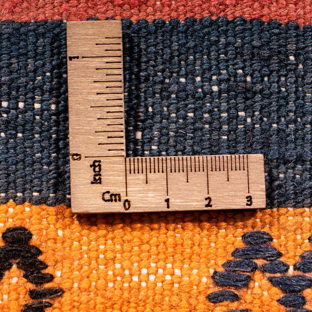 Dywan Kelim - Stary - 100 x 60 cm - wielokolorowy