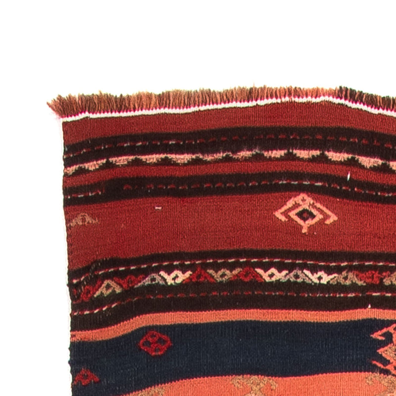 Biegacz Dywan Kelim - Stary - 315 x 95 cm - wielokolorowy