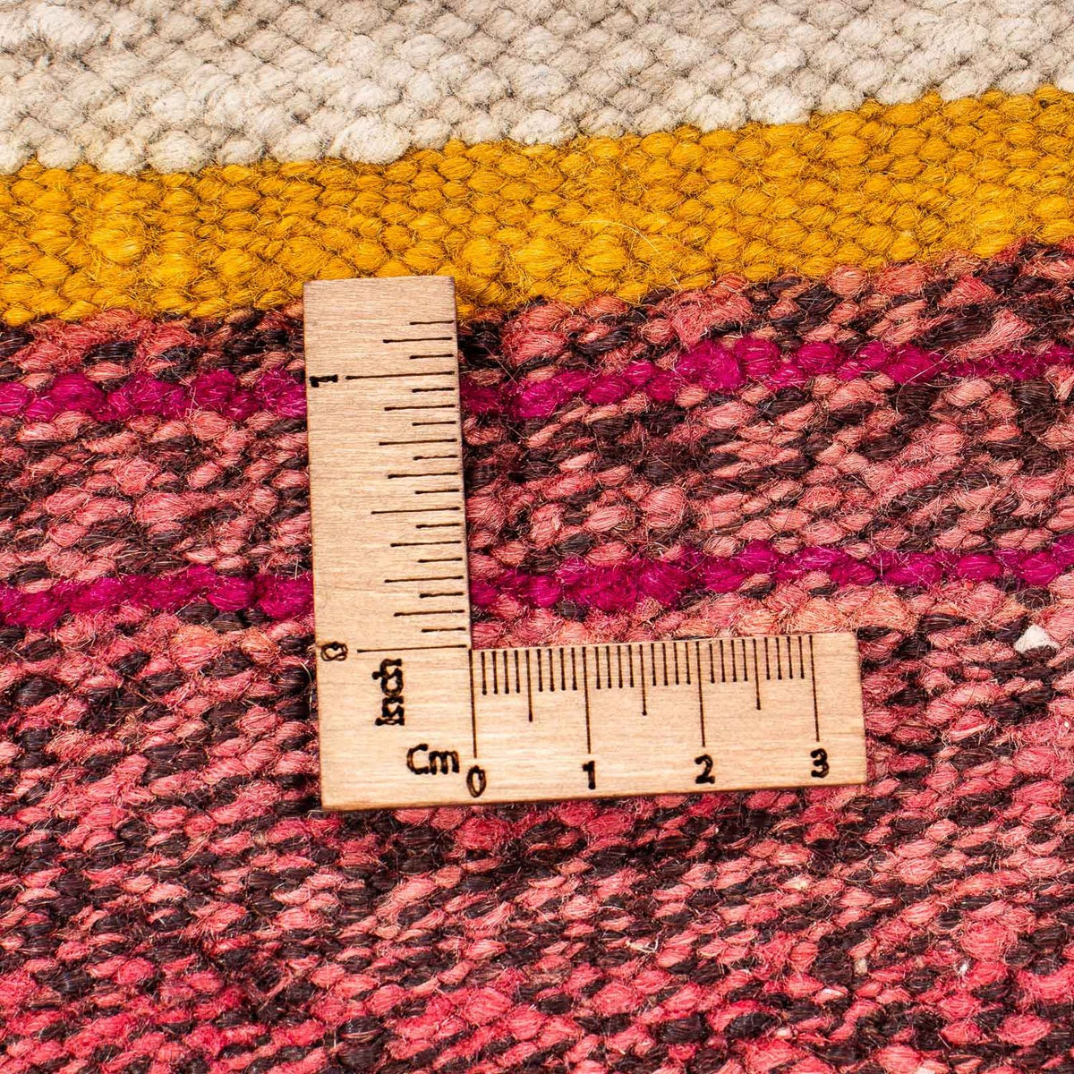 Dywan Kelim - Stary - 255 x 185 cm - wielokolorowy