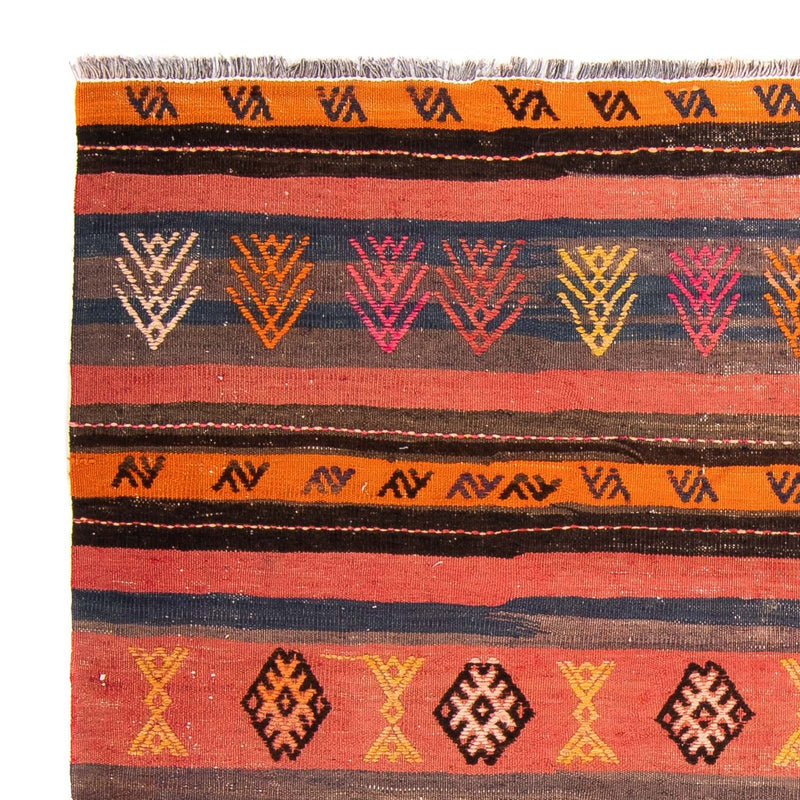 Dywan Kelim - Stary - 150 x 135 cm - wielokolorowy