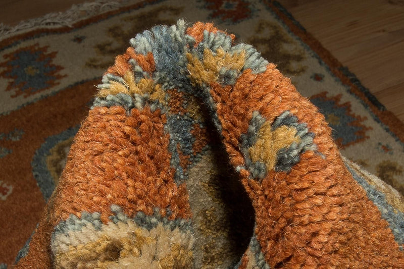 Dywan orientalny - 117 x 63 cm - pomarańczowy