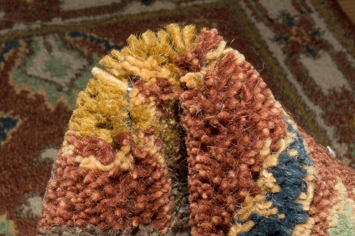 Dywan orientalny - 123 x 64 cm - rdza