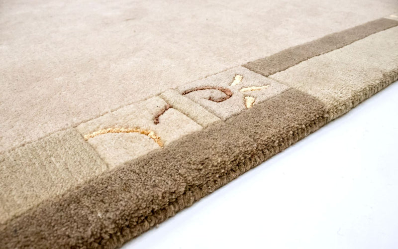 Dywan z Nepalu - 191 x 121 cm - beżowy