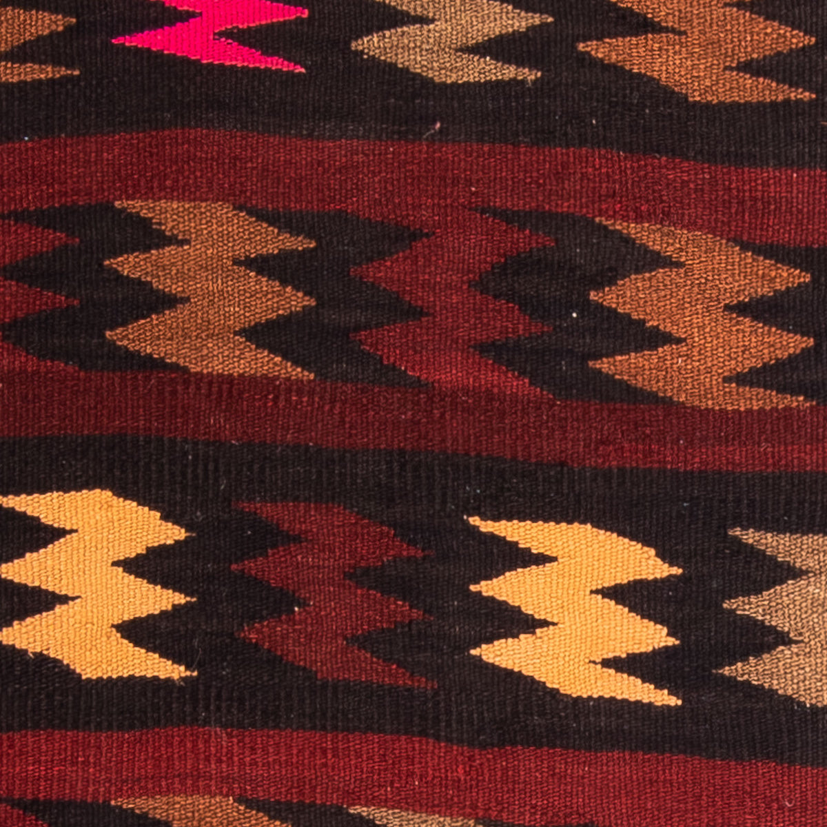 Dywan Kelim - Stary - 117 x 77 cm - wielokolorowy