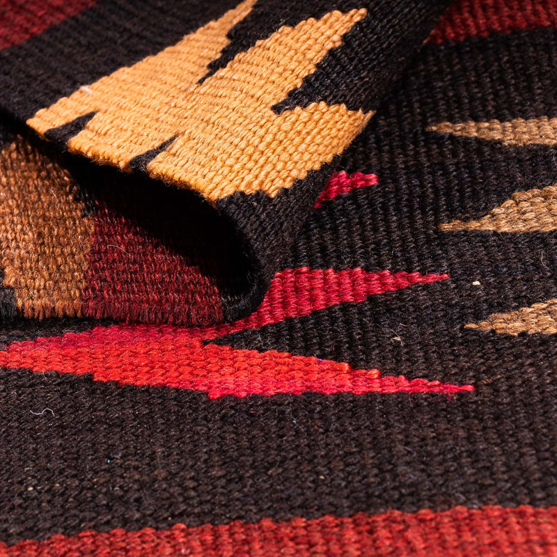 Dywan Kelim - Stary - 117 x 77 cm - wielokolorowy