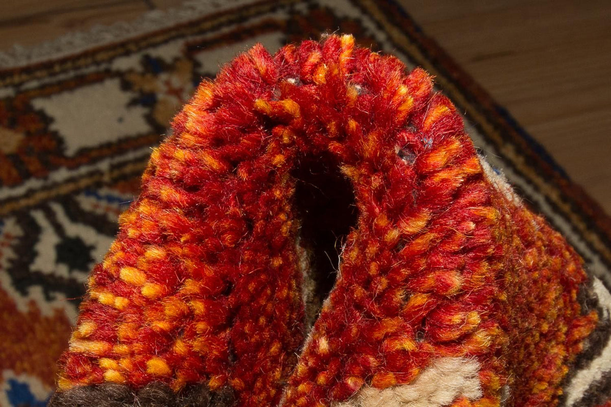 Dywan orientalny - 125 x 63 cm - pomarańczowy