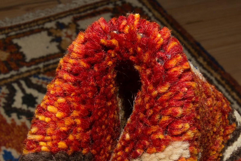 Dywan orientalny - 125 x 63 cm - pomarańczowy