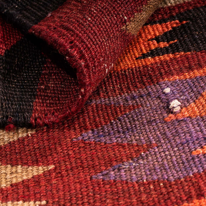 Dywan Kelim - Stary - 115 x 75 cm - wielokolorowy