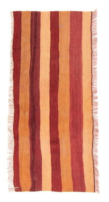 Dywan Kelim - Stary - 130 x 65 cm - wielokolorowy