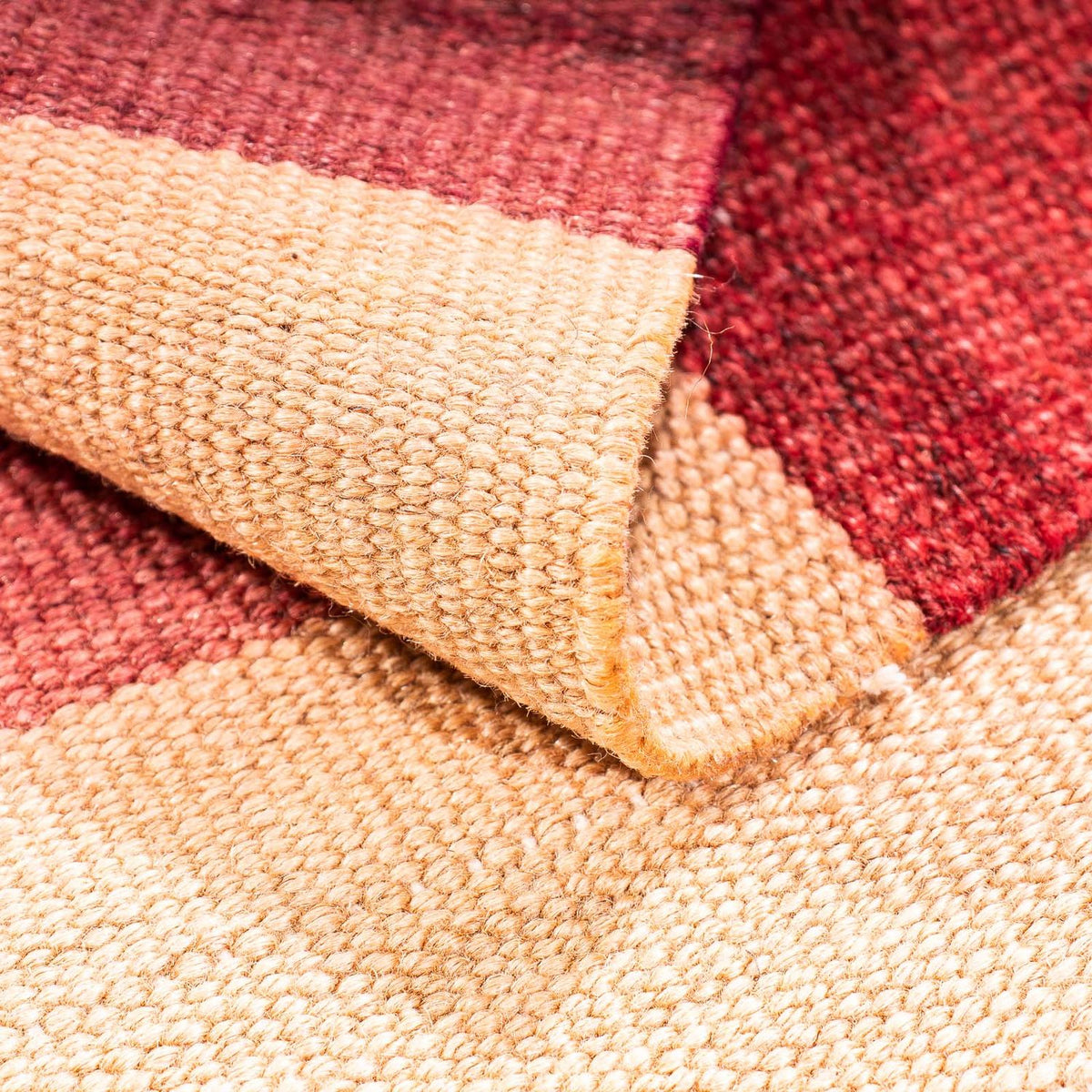 Dywan Kelim - Stary - 130 x 65 cm - wielokolorowy