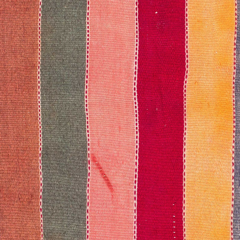 Dywan Kelim - Stary - 110 x 65 cm - wielokolorowy