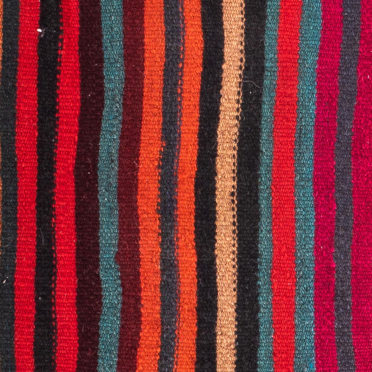 Biegacz Dywan Kelim - Stary - 115 x 47 cm - wielokolorowy