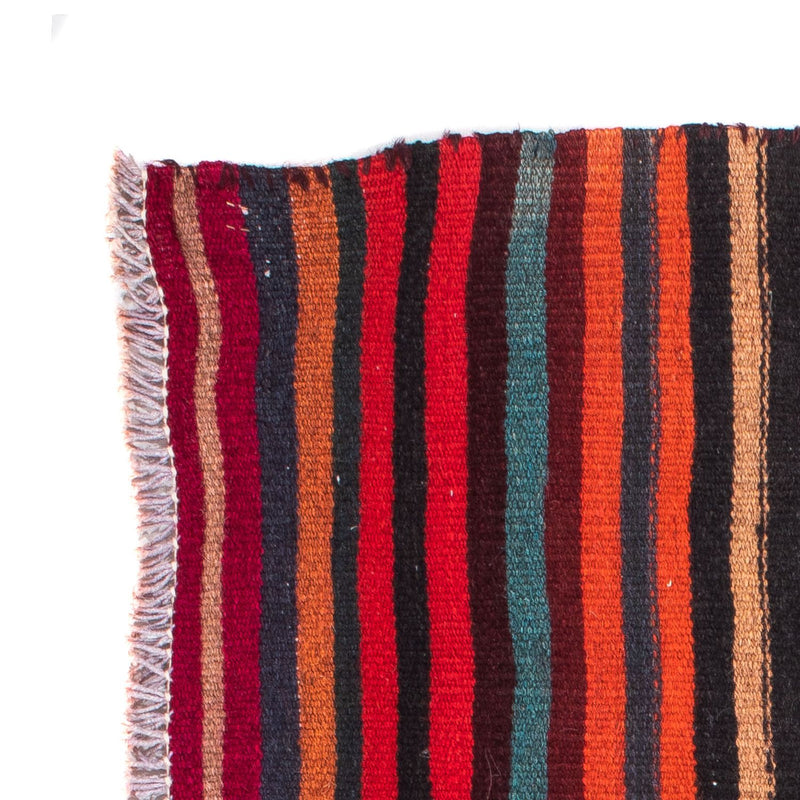 Biegacz Dywan Kelim - Stary - 115 x 47 cm - wielokolorowy