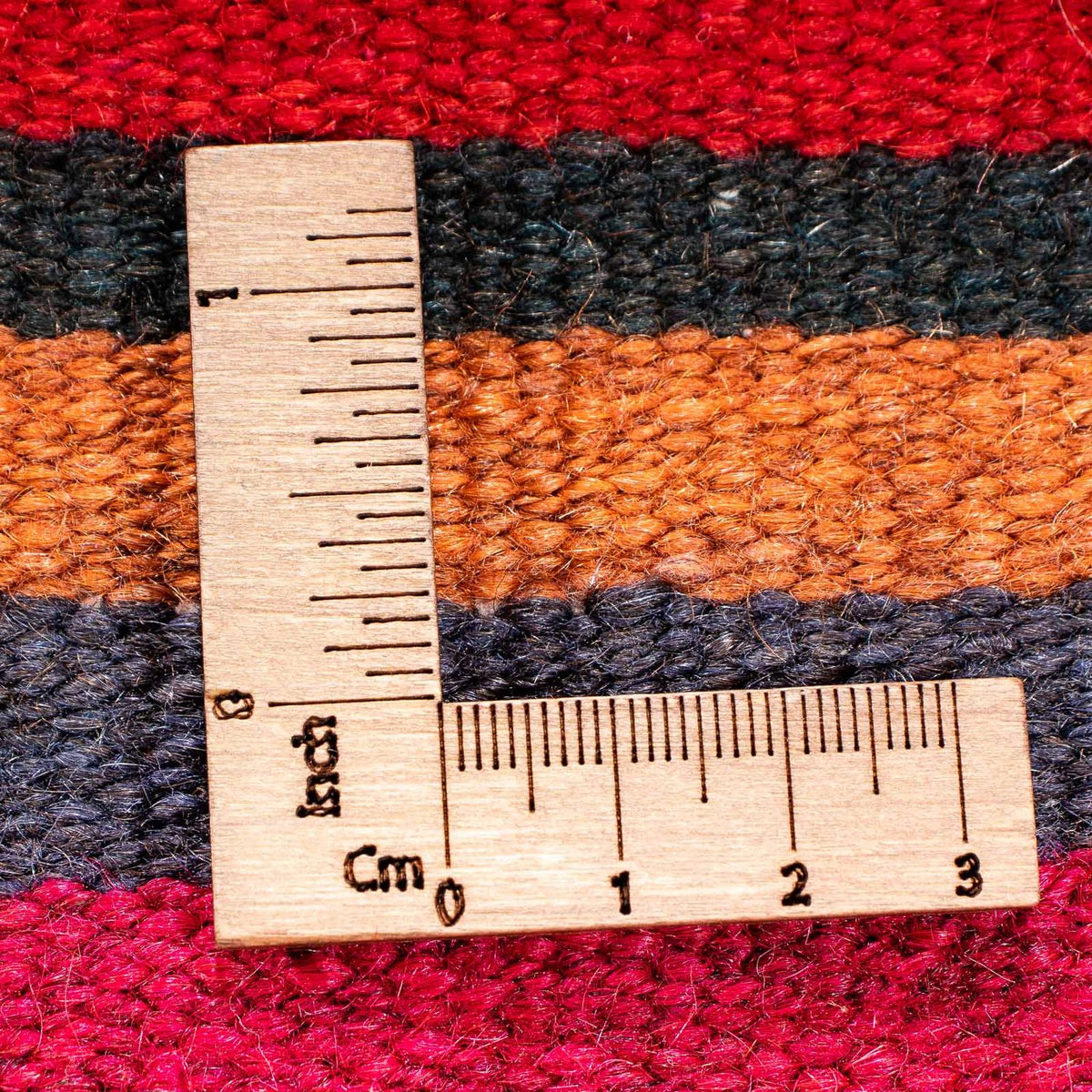 Biegacz Dywan Kelim - Stary - 115 x 47 cm - wielokolorowy