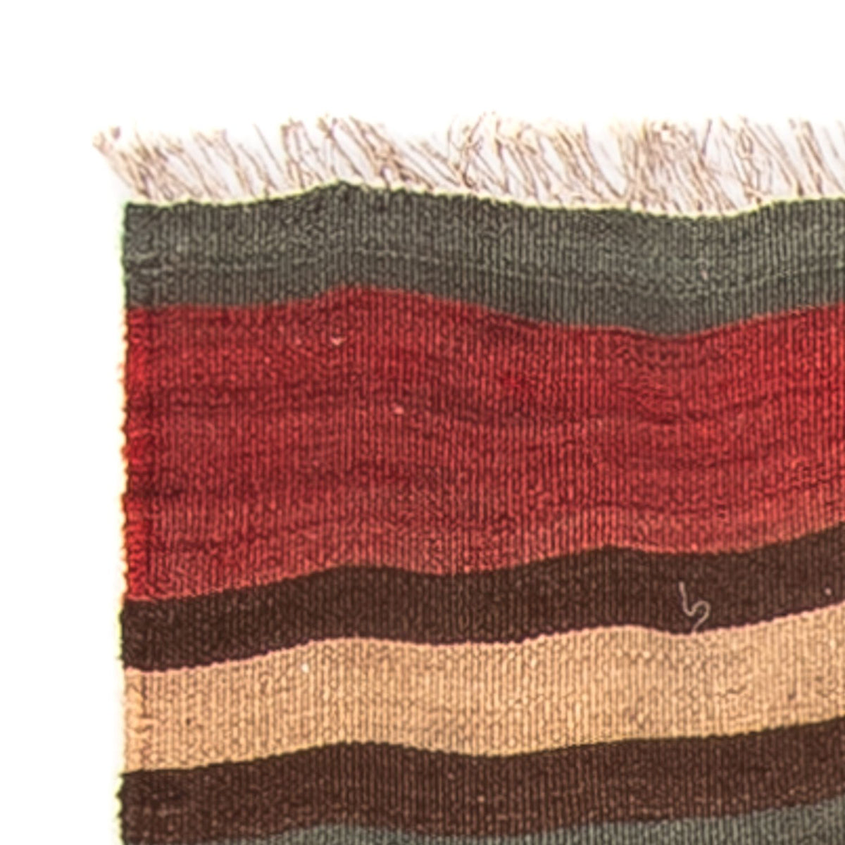 Biegacz Dywan Kelim - Stary - 110 x 50 cm - wielokolorowy