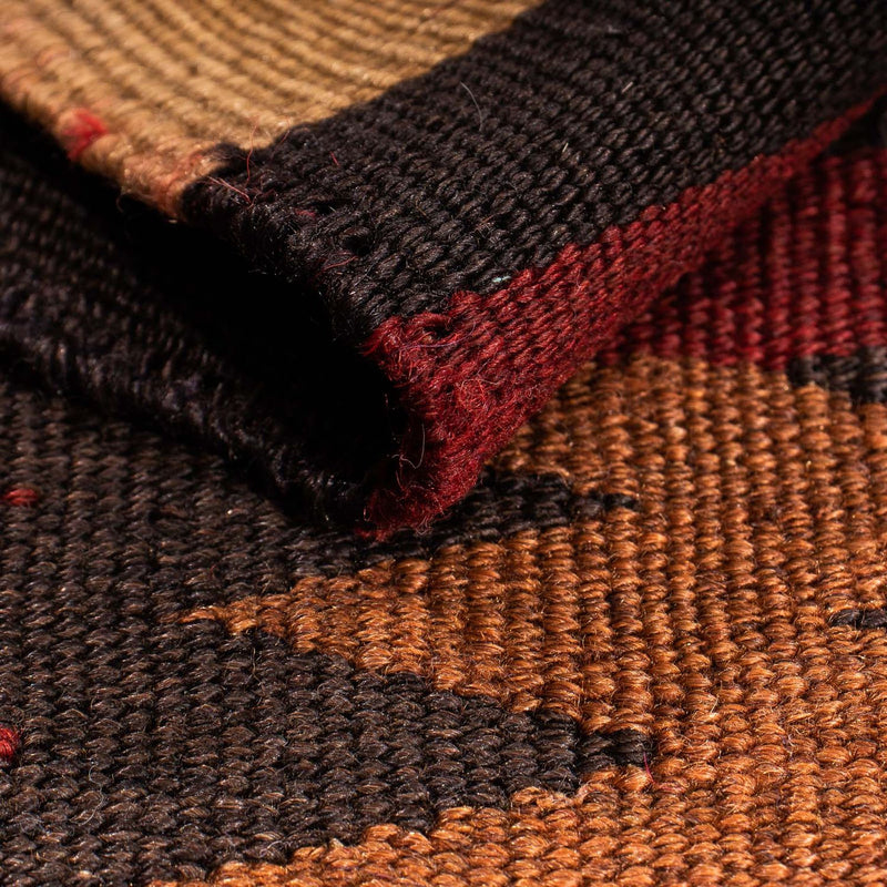 Dywan Kelim - Stary - 95 x 75 cm - wielokolorowy