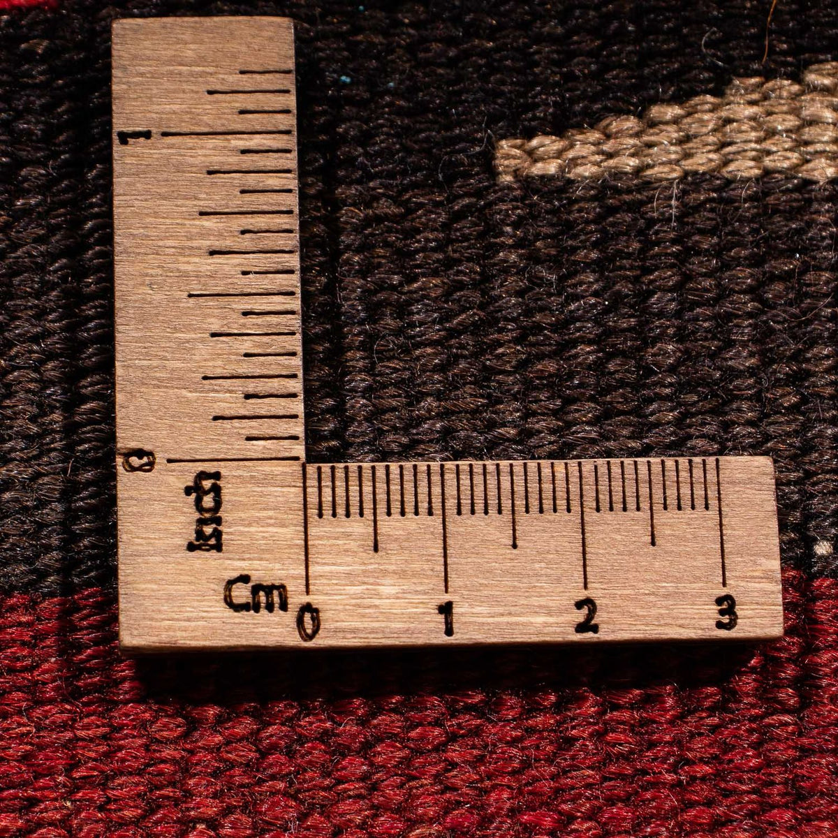 Dywan Kelim - Stary - 95 x 75 cm - wielokolorowy