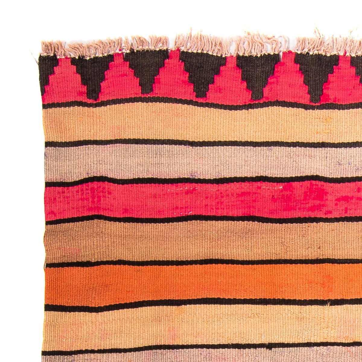 Dywan Kelim - Stary kwadratowy  - 120 x 110 cm - wielokolorowy