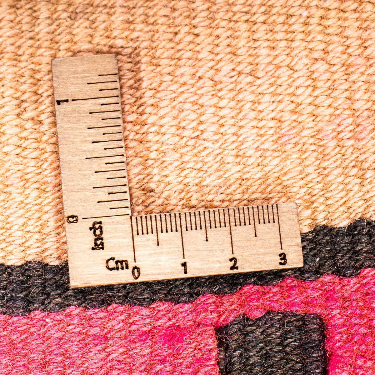 Dywan Kelim - Stary kwadratowy  - 120 x 110 cm - wielokolorowy