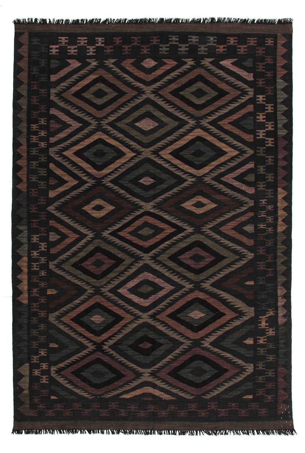 Dywan Kelim - Splash - 244 x 169 cm - wielokolorowy